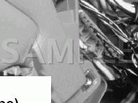 Behind Right Fuse Box Cover Diagram for 2002 Honda Accord LX 2.3 L4 GAS