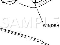 Wiper/Washer Components Diagram for 2002 Honda Odyssey LX 3.5 V6 GAS