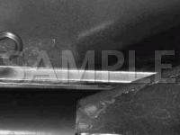 Below Left Side Of Rear Bumper Diagram for 2002 Honda Passport EX 3.2 V6 GAS