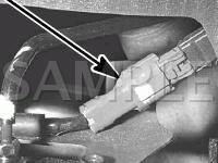 Behind Left Front Wheel Diagram for 2002 Honda Passport LX 3.2 V6 GAS