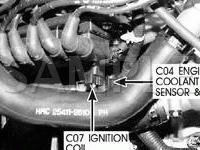 Engine Compartment Diagram for 2002 Hyundai Santa FE  2.7 V6 GAS