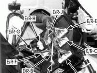 Engine Compartment Diagram for 2002 Hyundai Santa FE  2.7 V6 GAS