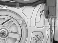 Behind Left Rear Side Trim Panel Diagram for 2003 Honda Odyssey EX 3.5 V6 GAS