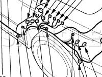 Left Side Wire Harness Diagram for 2004 Honda Odyssey LX 3.5 V6 GAS