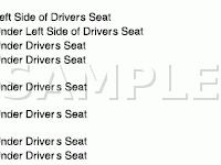 Driver Seat Wire Harness Diagram for 2008 Honda Accord LX 2.4 L4 GAS