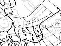 Engine Compartment Wire Harness Diagram for 2008 Honda Element LX 2.4 L4 GAS