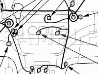 Dashboard Wire Harness Diagram for 2008 Honda Odyssey LX 3.5 V6 GAS
