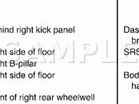 Body Wire Harness Diagram for 2008 Honda Pilot EX-L 3.5 V6 GAS
