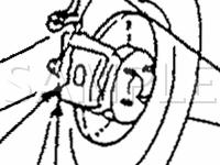 Braking System Components  Diagram for 1989 Honda Accord LXI 2.0 L4 GAS
