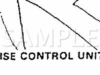 Cruise Control Components Diagram for 1990 Honda Civic DX 1.5 L4 GAS