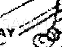 Engine Compartment Components Diagram for 1996 Honda Prelude Vtec 2.2 L4 GAS