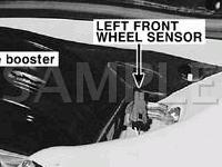 Left Front Wheel Sensor Diagram for 2001 Hyundai Sonata  2.5 V6 GAS
