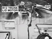 Trunk Components Diagram for 2006 Hyundai Sonata LX 3.3 V6 GAS