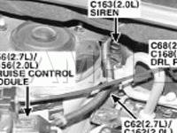 Engine Compartment Components Diagram for 2006 Hyundai Tucson GL 2.0 L4 GAS