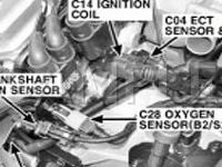 Engine Compartment Components Diagram for 2006 Hyundai Tucson GLS 2.7 V6 GAS