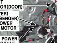 Driver Door Components Diagram for 2007 Hyundai Elantra SE 2.0 L4 GAS