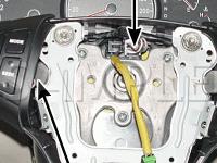 Steering Wheel Components Diagram for 2007 Hyundai Elantra SE 2.0 L4 GAS