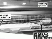 Interior Lighting Diagram for 2008 Hyundai Azera GLS 3.3 V6 GAS