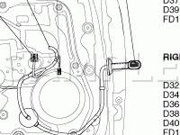 Doors Diagram for 2008 Hyundai Azera GLS 3.3 V6 GAS