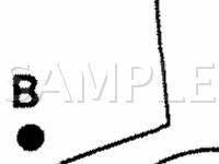 Fusible Link & Fuse Location Diagram for 1989 Hyundai Sonata Deluxe 2.4 L4 GAS