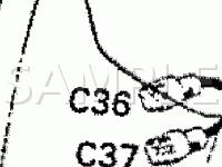 MPI Control Unit Harness Diagram for 1992 Hyundai Excel GL 1.5 L4 GAS