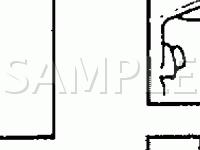 Automatic Transaxle Control Component Locations Diagram for 1993 Hyundai Scoupe  1.5 L4 GAS