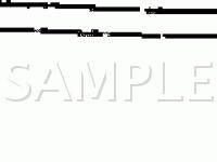 Control Harness Connector Locations Diagram for 1993 Hyundai Sonata GL 2.0 L4 GAS