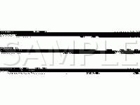 Engine & Control Extension Harness Connector Locations Diagram for 1993 Hyundai Sonata GL 3.0 V6 GAS