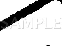 Rear Door Wiring Harness Location Diagram for 1997 Hyundai Elantra GLS 1.8 L4 GAS