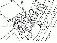 Component Parts and Harness Connector Location Diagram for 2001 Infiniti I30  3.0 V6 GAS
