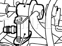 Engine Compartment Components Diagram for 2002 Infiniti QX4  3.5 V6 GAS