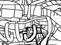 Engine Compartment Components Diagram for 2002 Infiniti QX4  3.5 V6 GAS