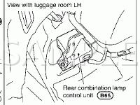 Stop Lamp Components Diagram for 2003 Infiniti FX35  3.5 V6 GAS