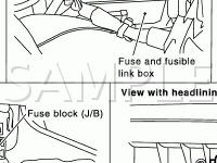 Sunroof Components Diagram for 2003 Infiniti G35  3.5 V6 GAS