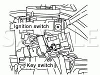 Remote Keyless Entry System Components Diagram for 2004 Infiniti I35  3.5 V6 GAS