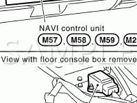 Electrical Units Locations Diagram for 2005 Infiniti G35  3.5 V6 GAS
