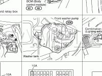 Wiper/Washer Components Diagram for 2007 Infiniti G35 X 3.5 V6 GAS
