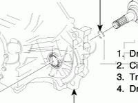 Underbody Components Diagram for 2007 KIA Sportage EX 2.7 V6 GAS