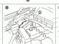 Engine Compartment Diagram for 2008 Infiniti G37 Journey 3.7 V6 GAS