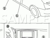 Front Cabin Components Diagram for 2008 Infiniti G37 Journey 3.7 V6 GAS