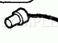 Door Wiring Harness Connector Locations Diagram for 1999 Infiniti G20  2.0 L4 GAS