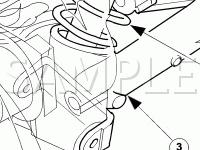 Rear Shock Absorbers Diagram for 2000 Jaguar Vanden Plas  4.0 V8 GAS
