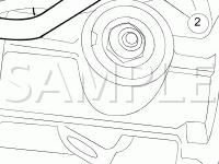 Latch Plate Location Diagram for 2000 Jaguar Vanden Plas  4.0 V8 GAS