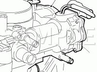 Throttle Position Sensor Diagram for 2001 Jaguar XK8  4.0 V8 GAS
