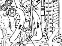 A/C Coolant Supply Diagram for 2001 Jaguar XKR  4.0 V8 GAS