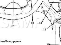 Instrument Panel Diagram for 2001 Jaguar XKR  4.0 V8 GAS