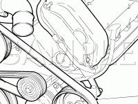 Engine Compartment Diagram for 2000 Jaguar XKR  4.0 V8 GAS