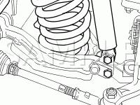 Front Shock Absorbers Diagram for 2002 Jaguar Vanden Plas  4.0 V8 GAS