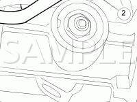 Latch Plate Location Diagram for 2002 Jaguar XJR 100 4.0 V8 GAS