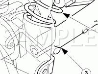 Rear Shock Absorbers Diagram for 2003 Jaguar XJR  4.0 V8 GAS